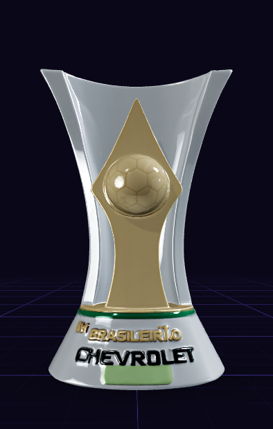 trophy Brazilian League by Alireza Art 3D