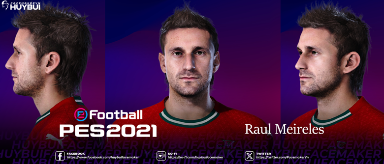Raul Meireles 2007  PES2021 by FACEMAKER VN HUYBUI