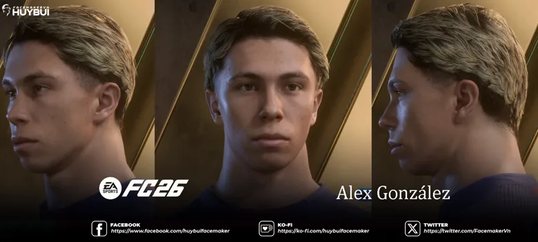 Alex González Barcelona Fc25-26 by FACEMAKER VN HUYBUI