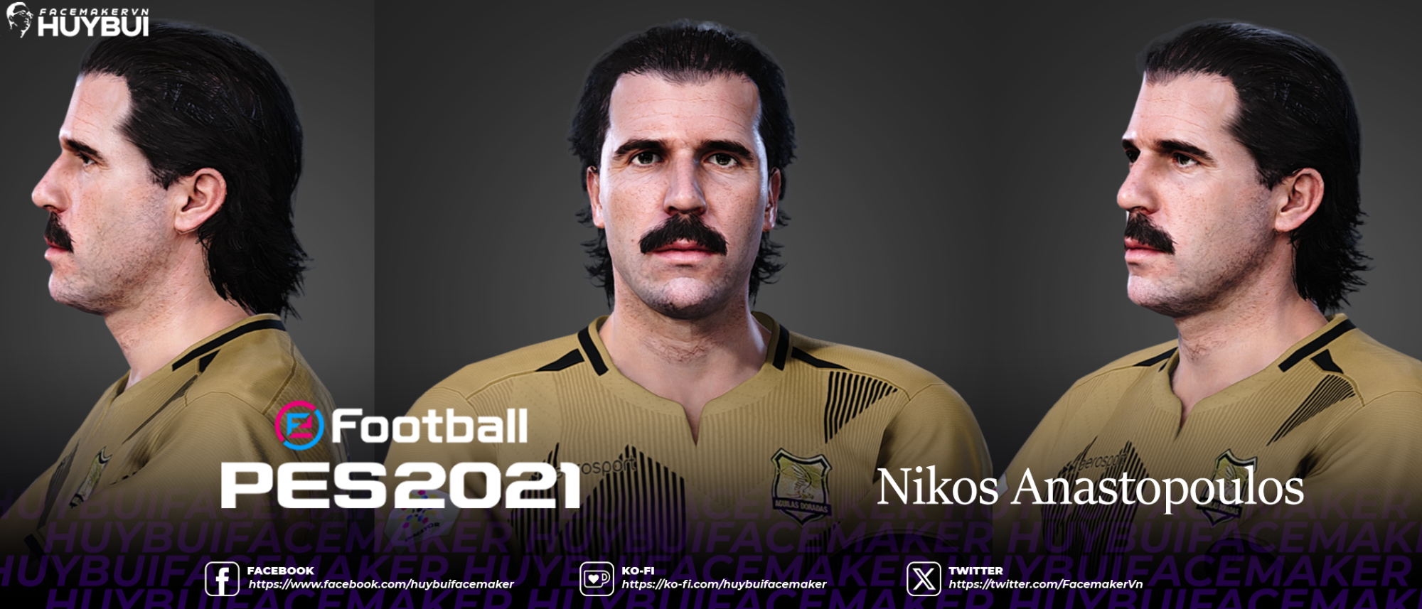 Il Nikos Anastopoulos pes2021-CLASSIC FACE by FACEMAKER VN HUYBUI