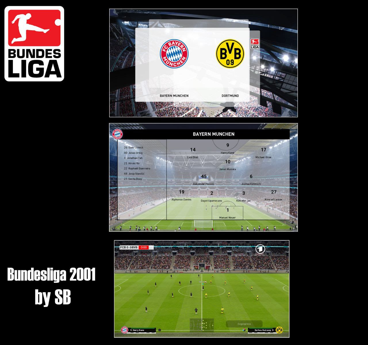 Bundesliga 2001 Scoreboard for PES2021 by MehradKz