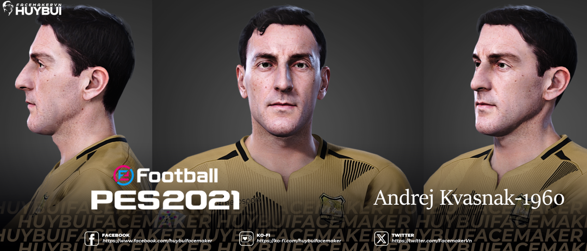 Andrej Kvasnak PES 2021 by FACEMAKER VN HUYBUI