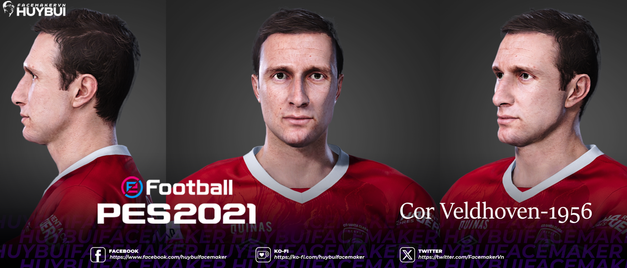 Cor Veldhoven-1956 pes 2021 CLASSIC by FACEMAKER VN HUYBUI