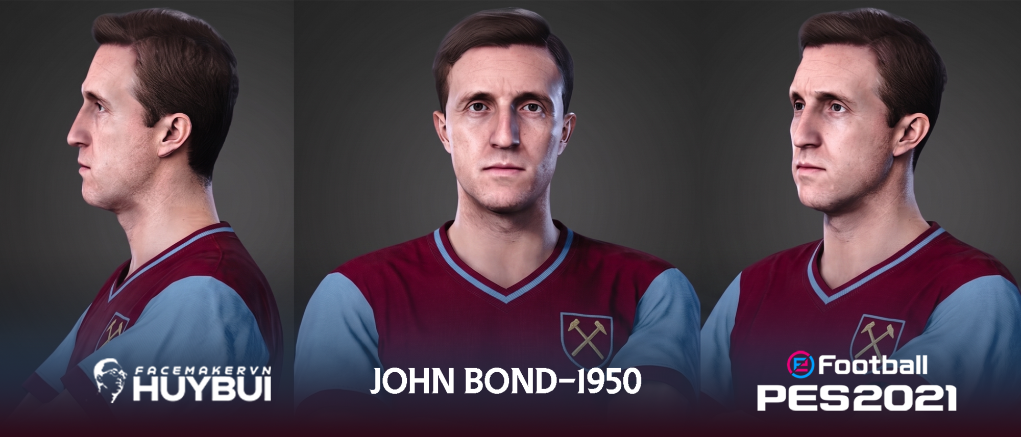 John Bond-1950 PES2021 by FACEMAKER VN HUYBUI