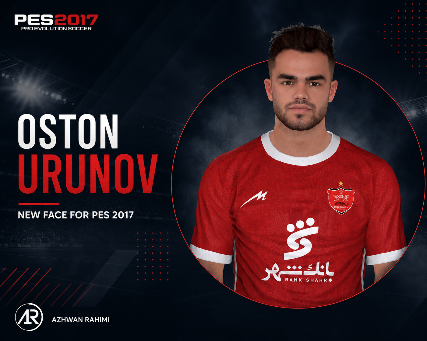 Oston Uronv Face for Pes 2017 by Azhwan Rahimi