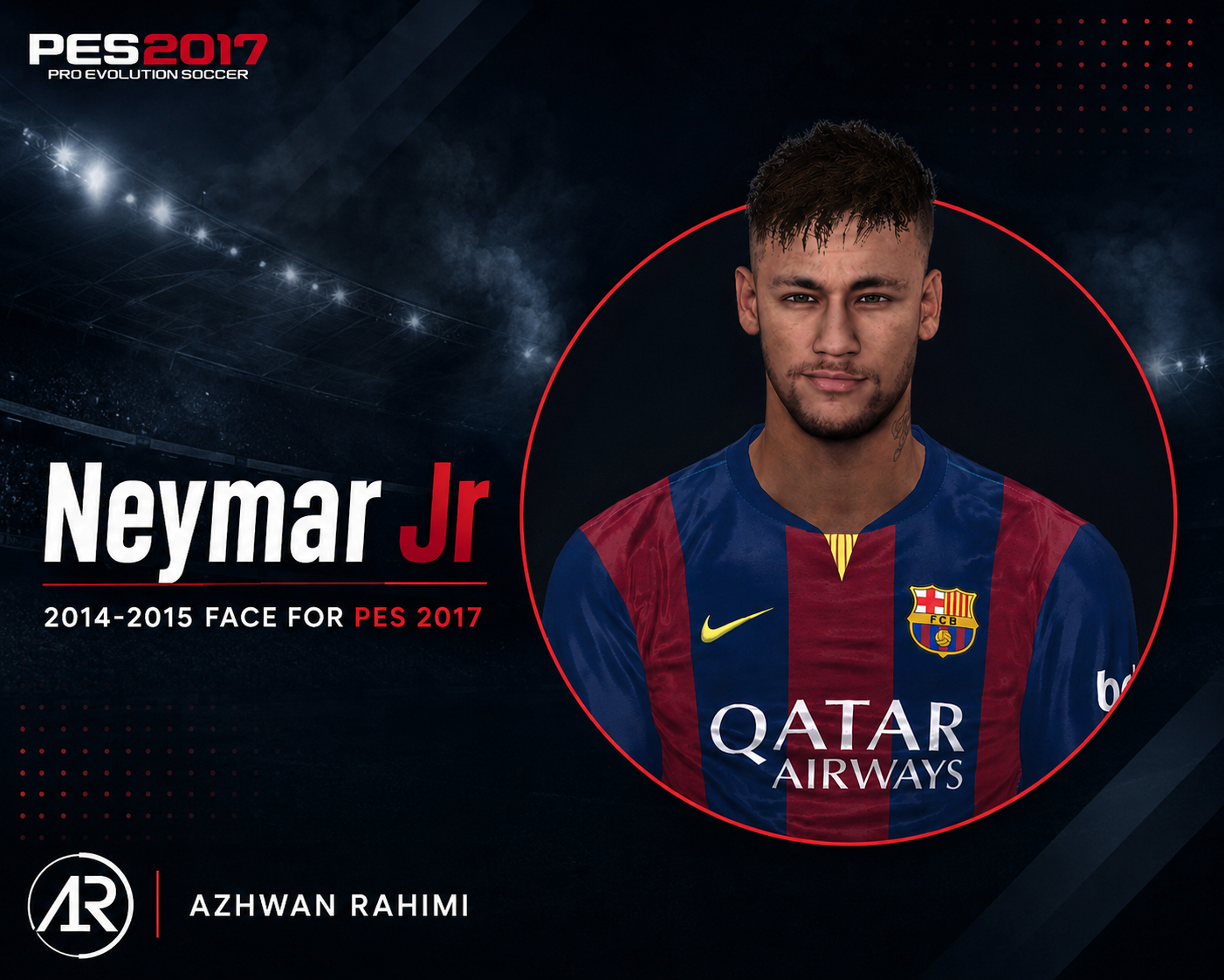 Neyamr Jr 2014 - 2015 Face Pes 2017 by Azhwan Rahimi