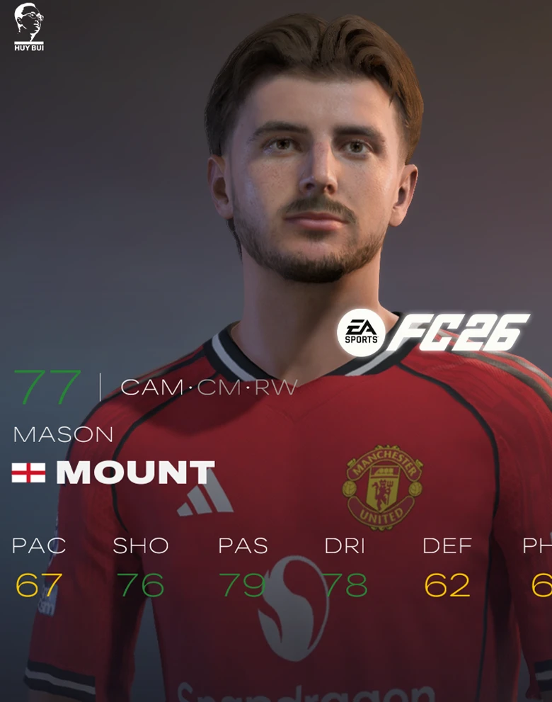 Mason Mount FC25-26 by FACEMAKER VN HUYBUI — image 2
