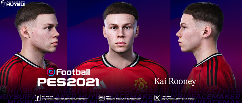 Kai Wayne Rooney PES2021 FACEMOD by FACEMAKER VN HUYBUI — image 2