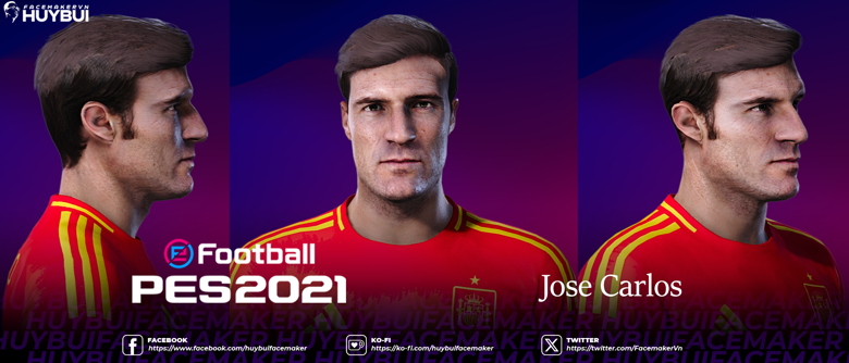 Jose Carlos PES2021 - Classic facemod by FACEMAKER VN HUYBUI — image 2