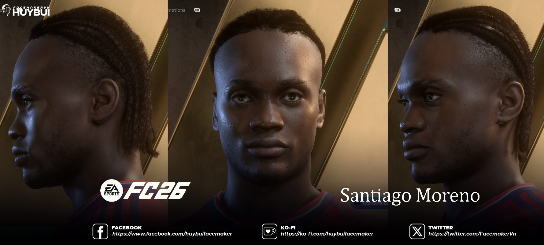 Santiago Moreno FC25-26 by FACEMAKER VN HUYBUI — image 2