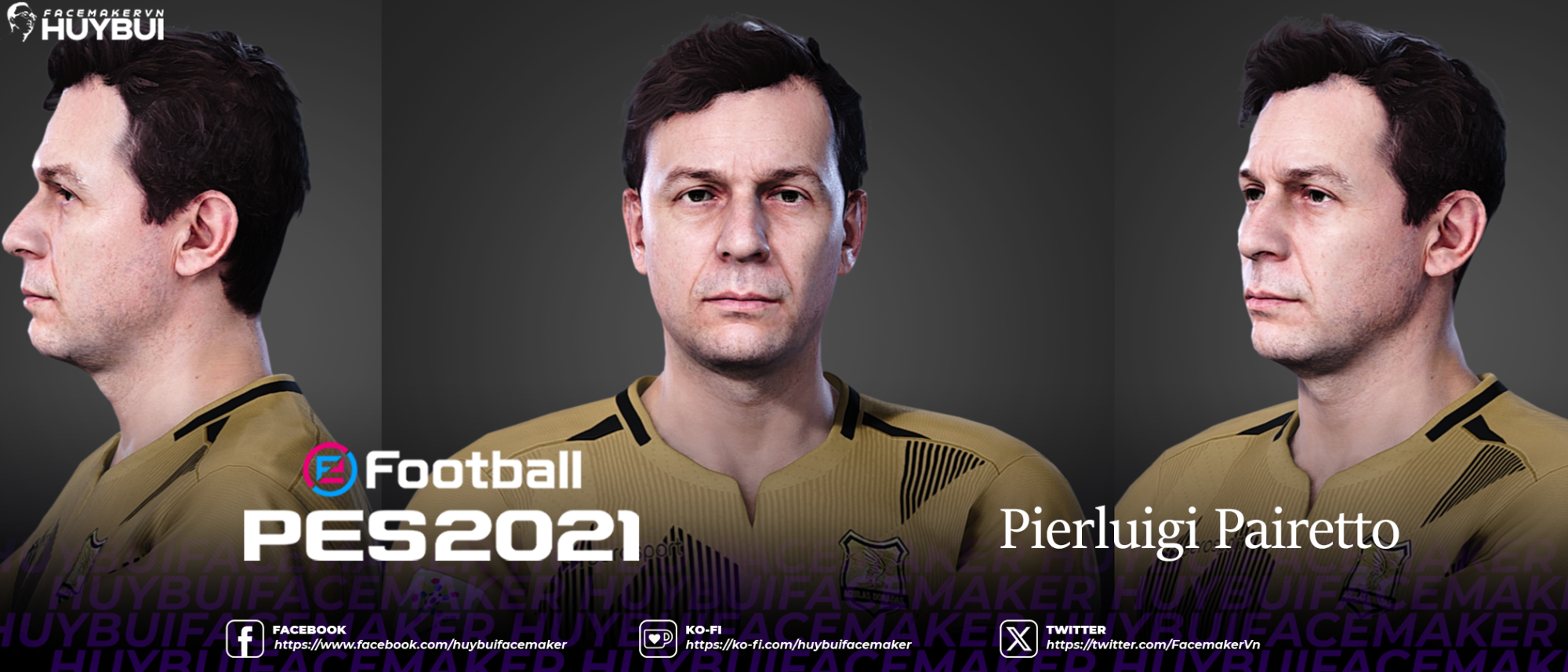 Pierluigi Pairetto  PES 2021 CLASSIC by FACEMAKER VN HUYBUI — image 2