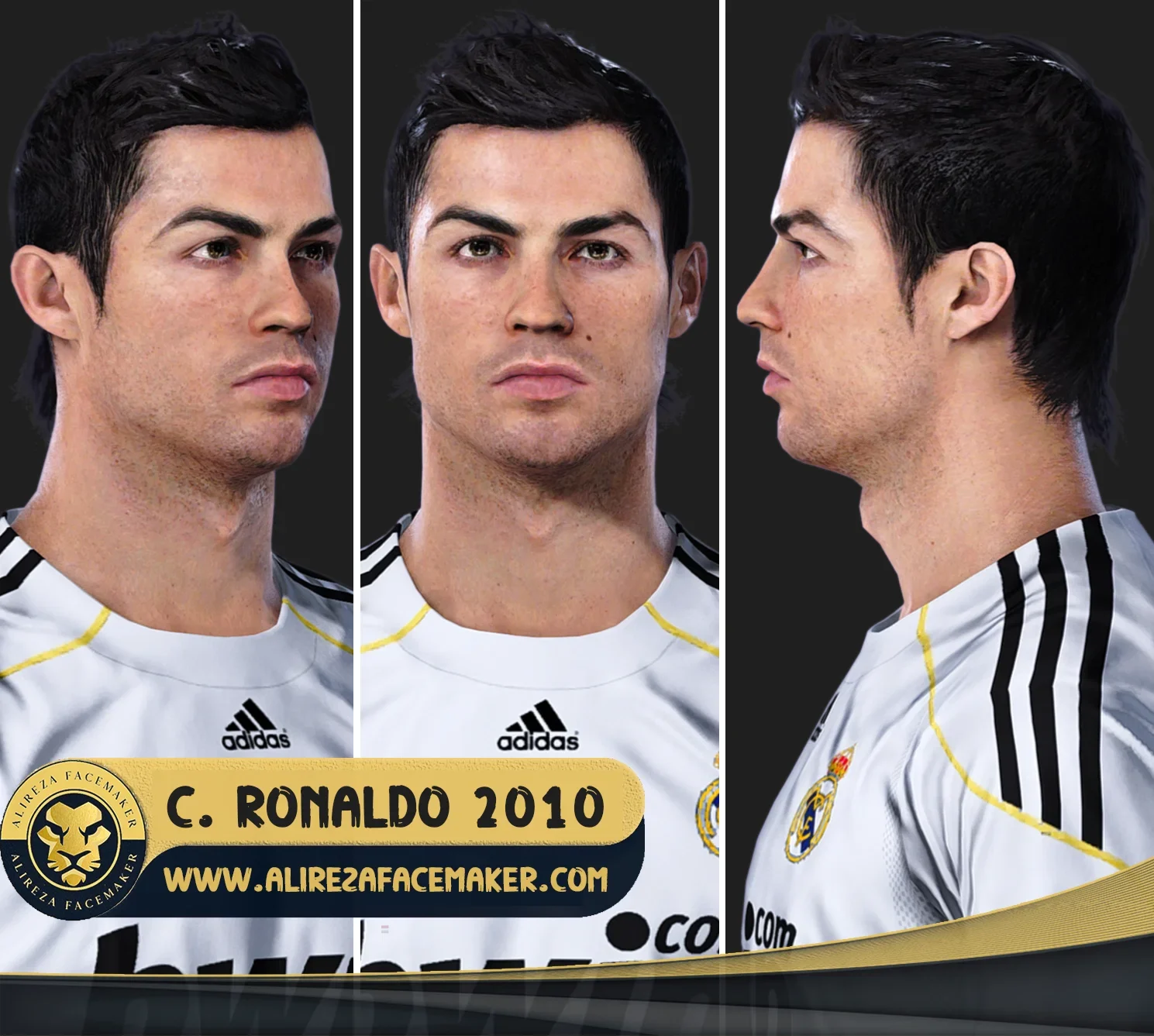 Cristiano Ronaldo 2010 by Alireza Art 3D — image 2