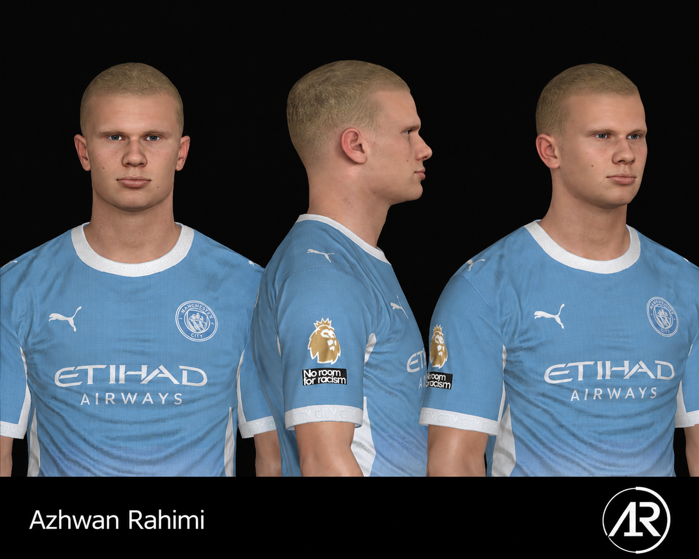Erling Haland New Face and Hair for Pes 2017 by Azhwan Rahimi — image 2