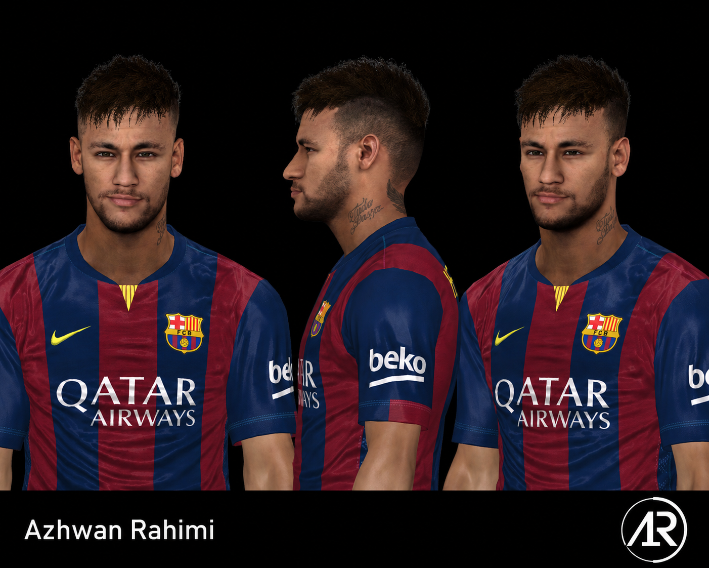 Neyamr Jr 2014 - 2015 Face Pes 2017 by Azhwan Rahimi — image 2