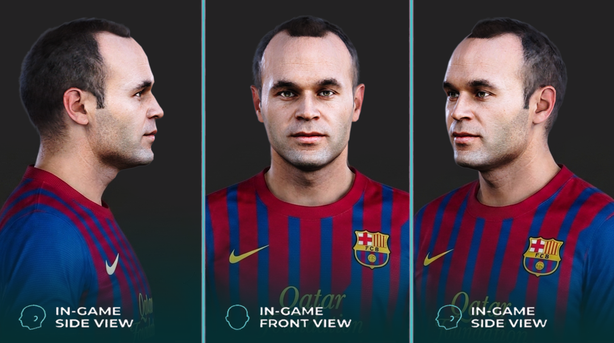 Andres Iniesta 2011 Classic Face PES2021 by yaser amiri — image 4