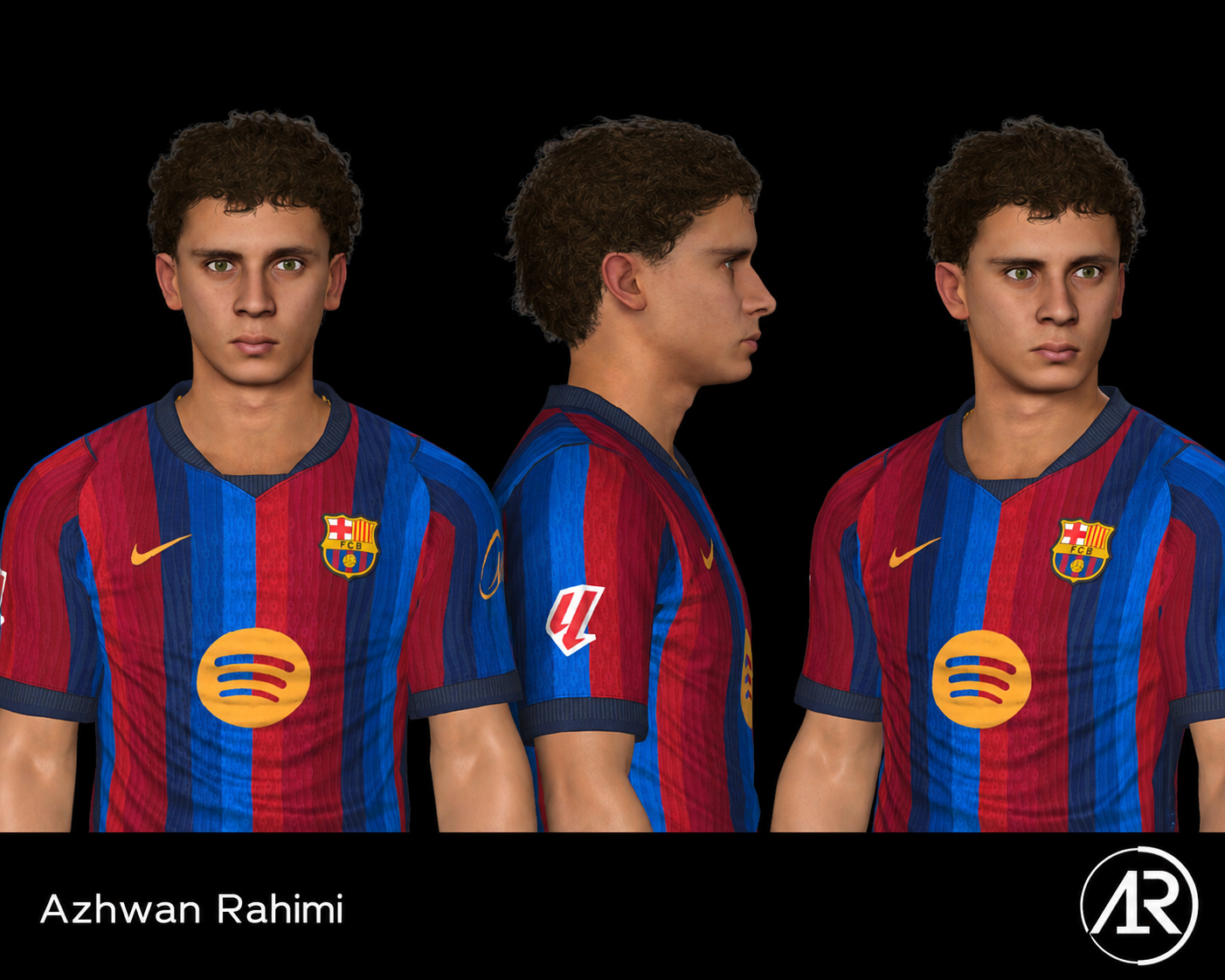 Hamza Abdelkarim Face Pes 2017 by Azhwan Rahimi — image 2