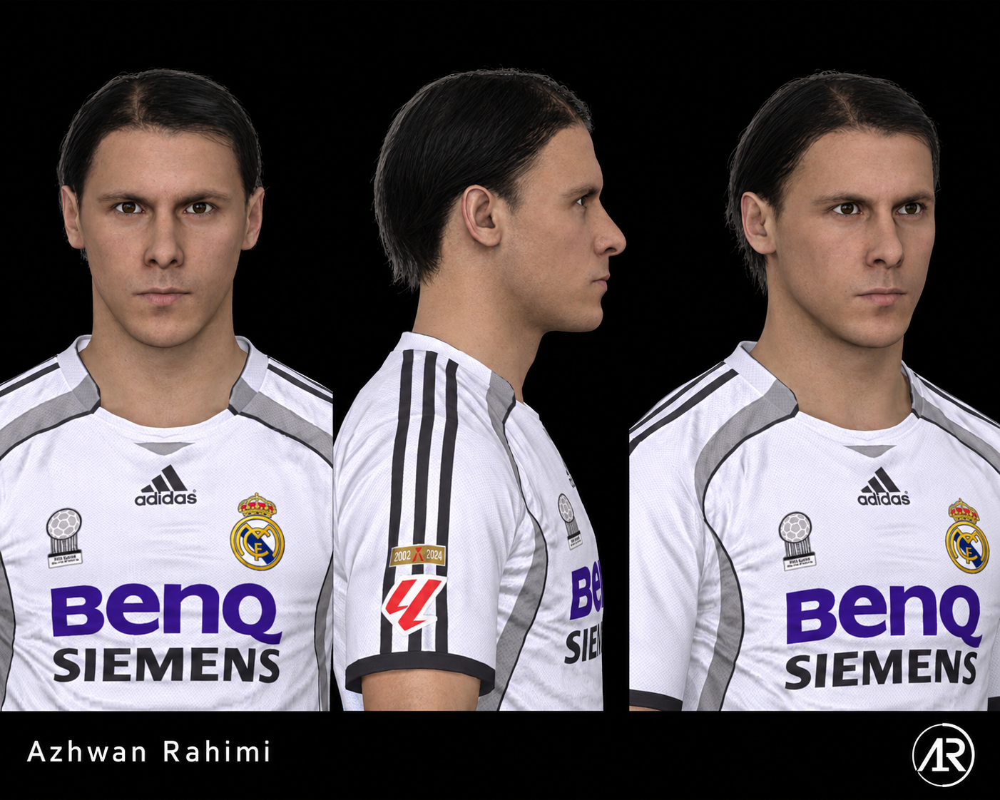 Fernando Redondo Face for PES 2017 | Real Madrid Classic Face Mod by Azhwan Rahimi — image 2
