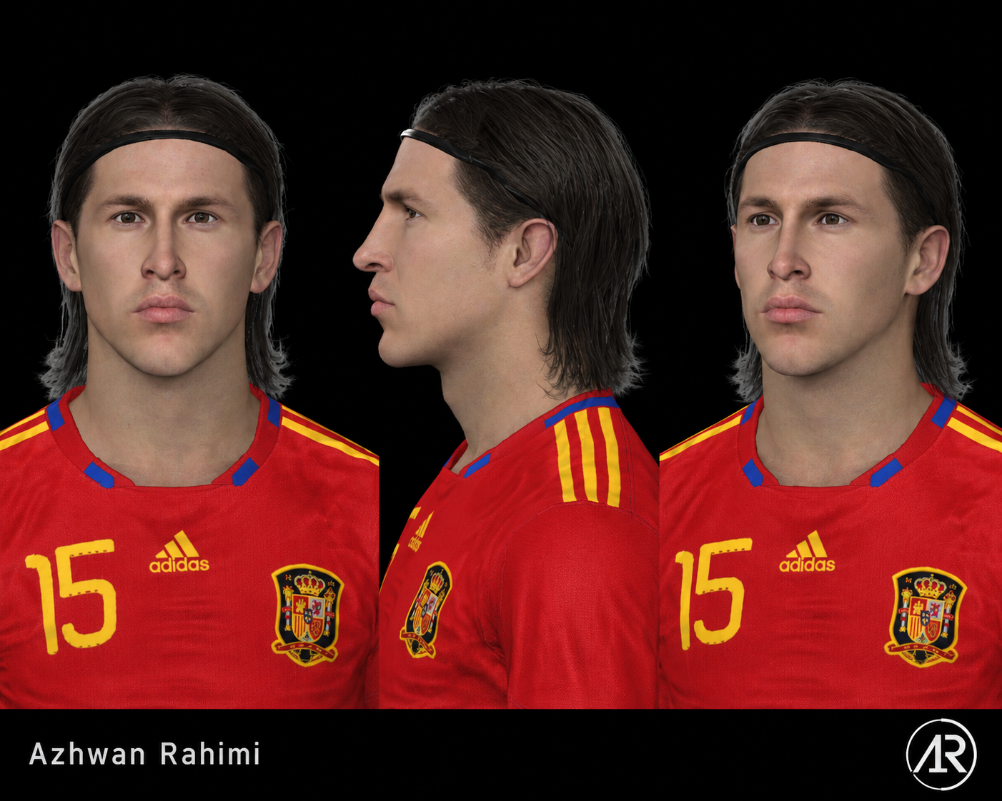 Sergio Ramos 2010 Face For Pes 2017 by Azhwan Rahimi — image 2