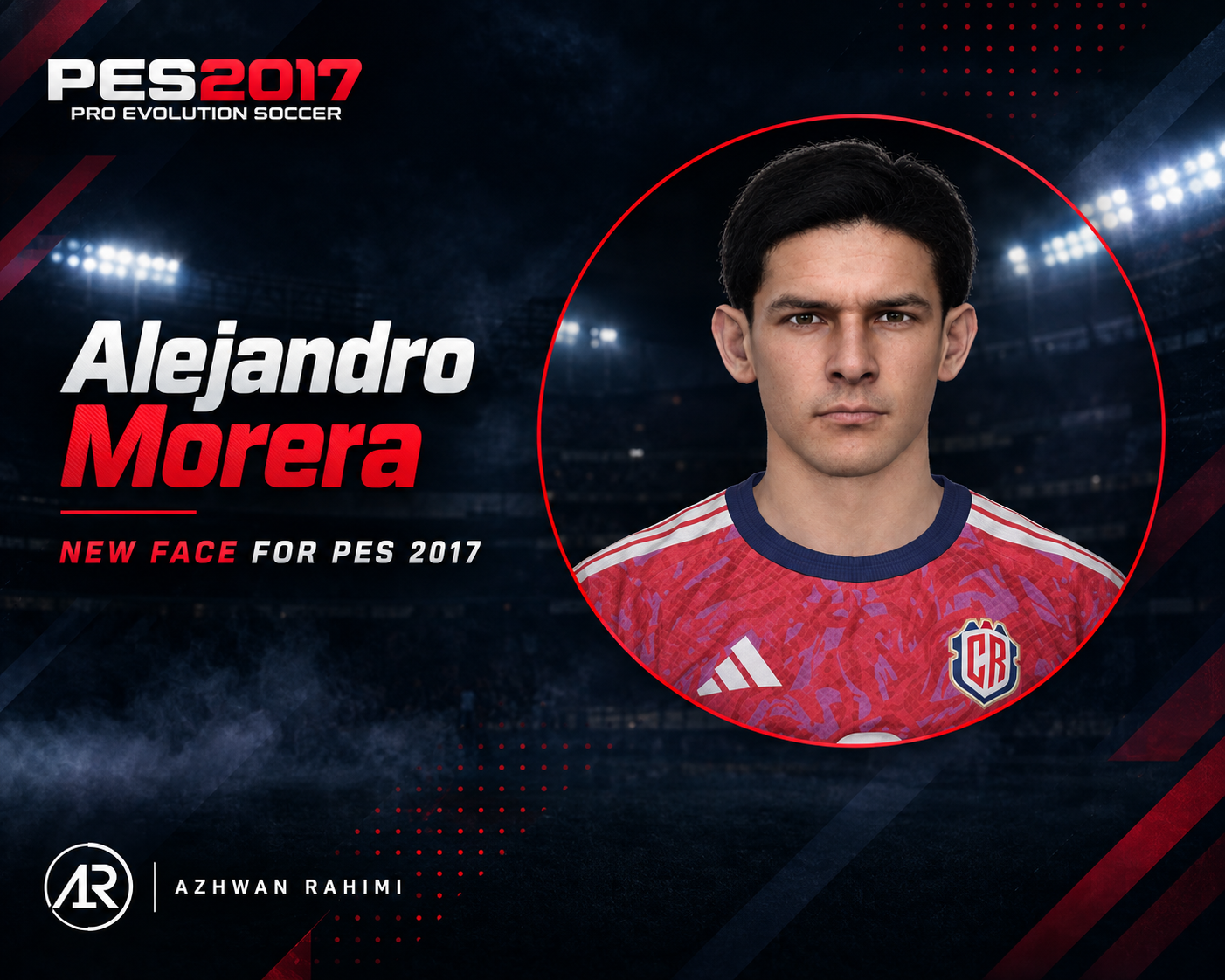 Alejandro Morera Face pes 2017 by Azhwan Rahimi