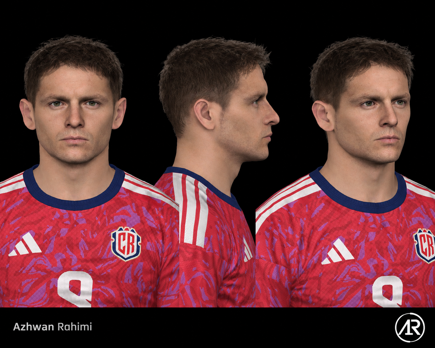 Rolando Fonseca Face Pes 2017 by Azhwan Rahimi