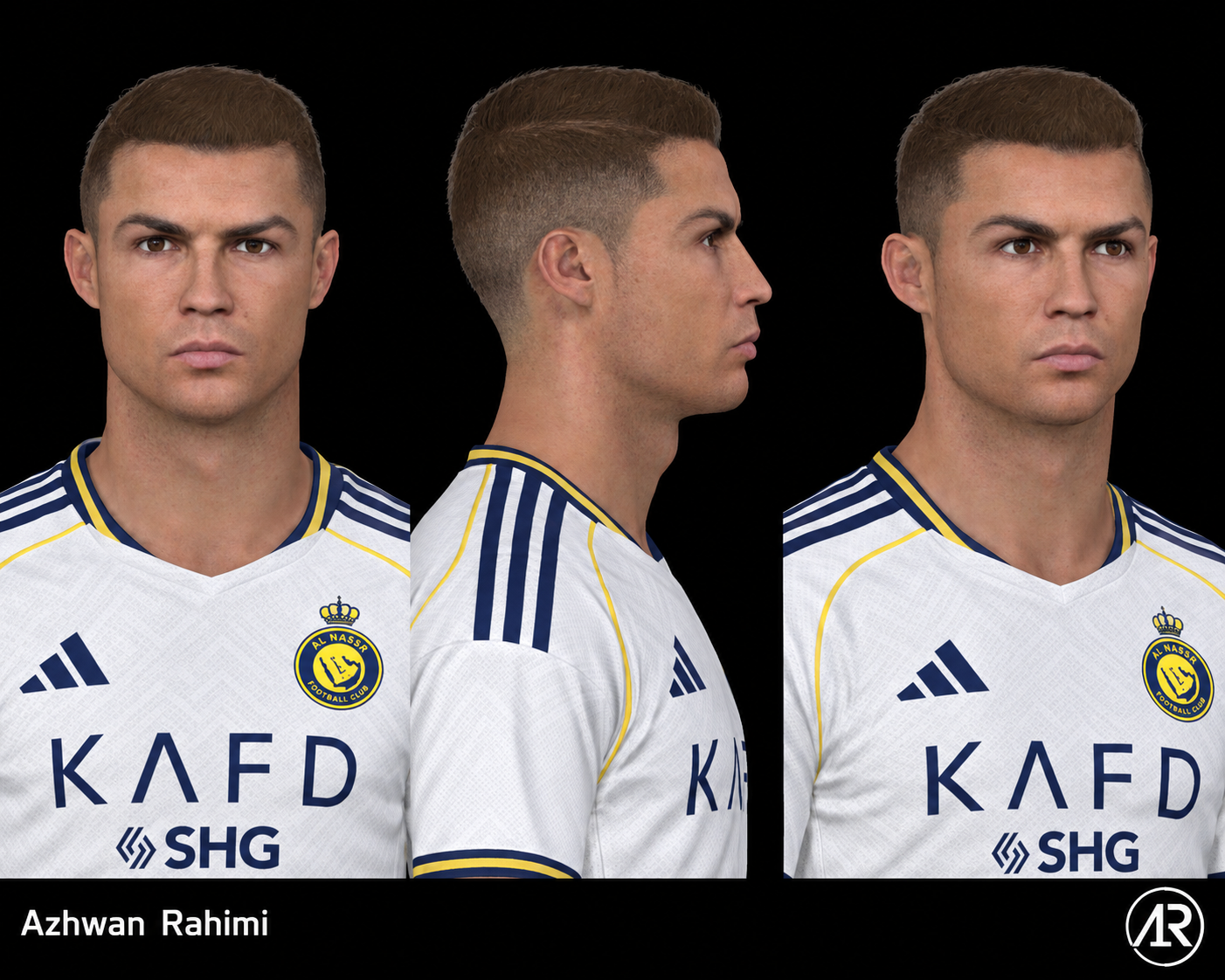 Cristiano Ronaldo new look Face for Pes 2017 by Azhwan Rahimi — image 2