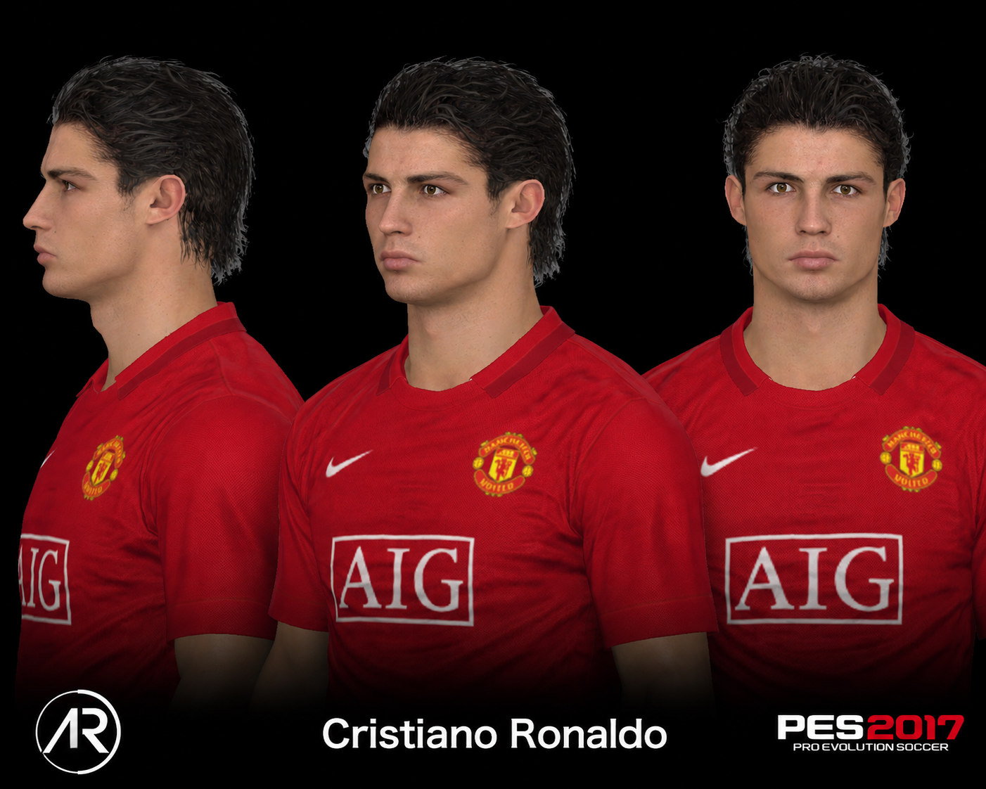 Cristiano Ronaldo young Face 2006-2008 Pes 2017 by Azhwan Rahimi